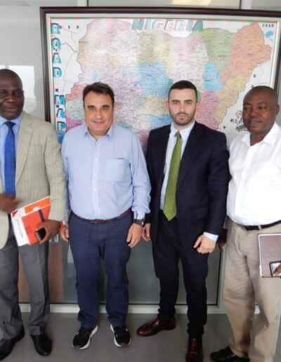 Autusbridge and Telynet Representatives on a courtesy visit to DKT Nigeria Office